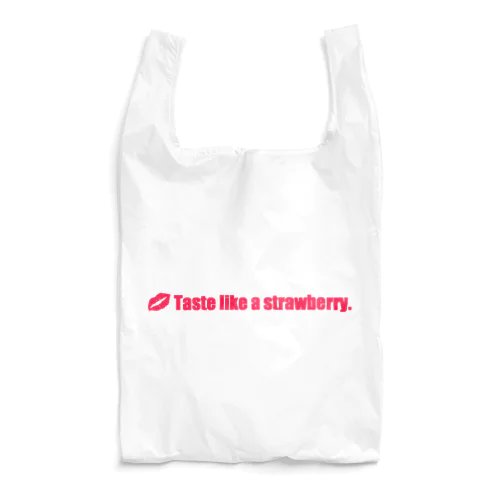 Taste like a strawberry. Reusable Bag