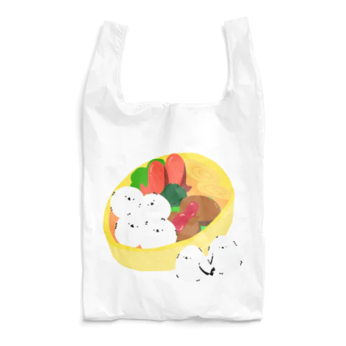 シマエナガ×お弁当 Reusable Bag