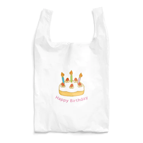 バースデーケーキさん Reusable Bag