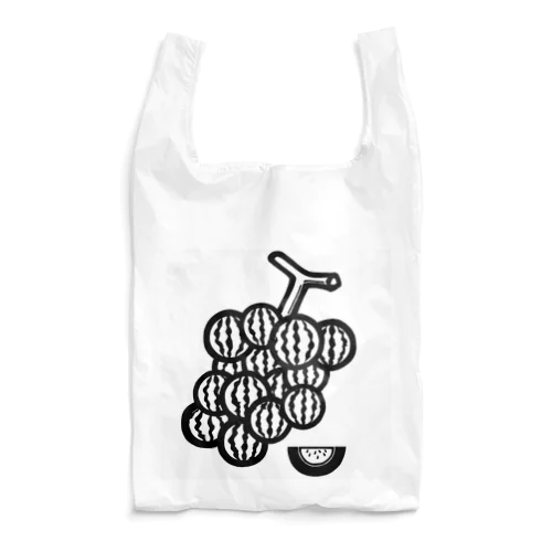 ブドーターメロン(白黒) Reusable Bag