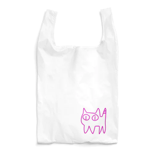 ねこですから。ピンク Reusable Bag