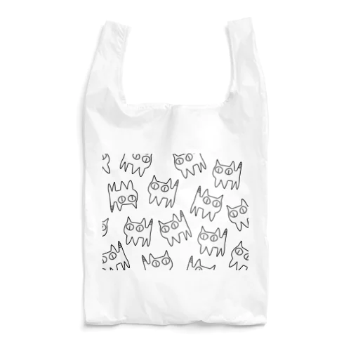 ねこですから。総柄 Reusable Bag