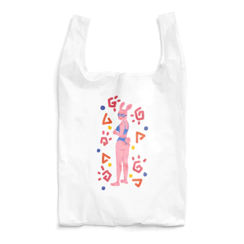 夏満喫!日焼け兎☀️ Reusable Bag