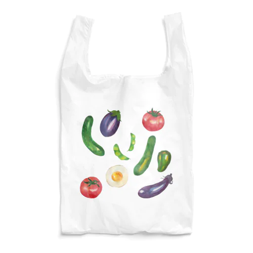 力強いお野菜たち Reusable Bag