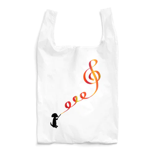 リボンでト音記号 Reusable Bag