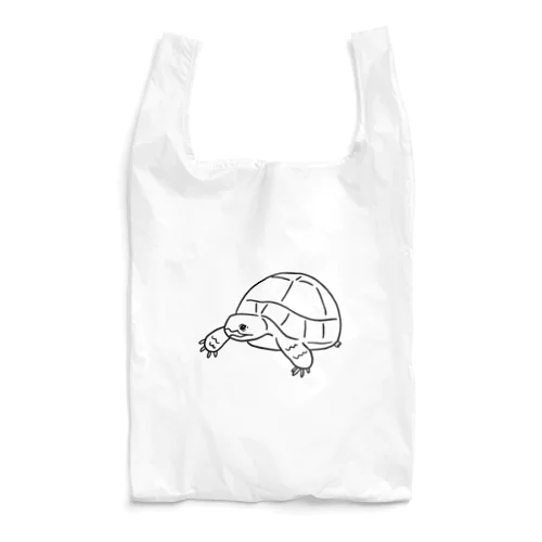 もっとシンプルなモノトーンリクガメ Reusable Bag