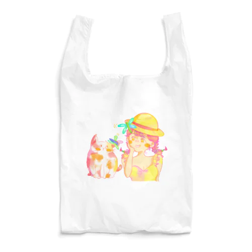 おそろいな髪飾り Reusable Bag