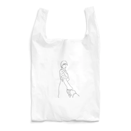 カップル　彼氏目線　背中無し Reusable Bag