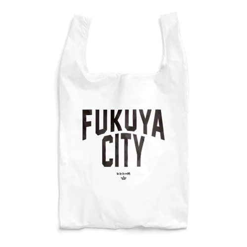 『シュシュシュの娘』FUKUYA CITYグッズ 黒 エコバッグ