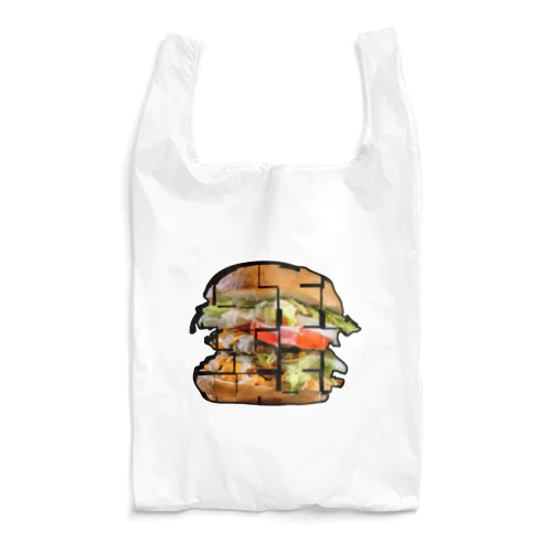 ハンバーガー３ Reusable Bag