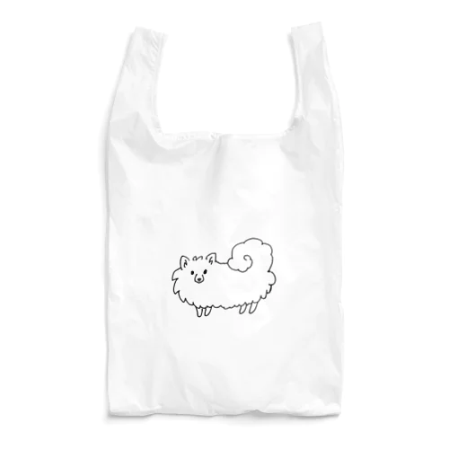 こっち見てるスピッツ-大きい柄版 Reusable Bag