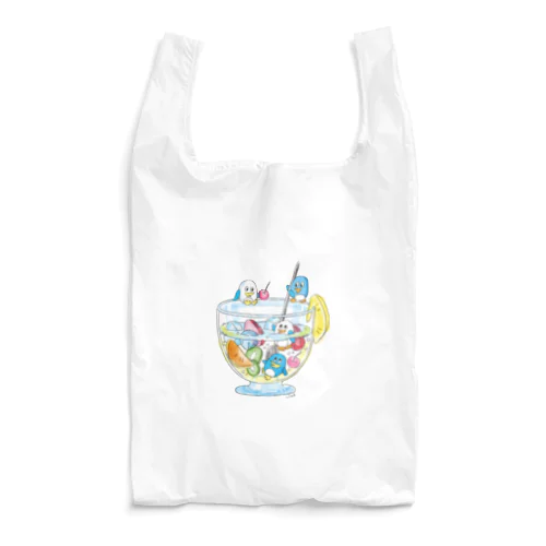 ペンギンとフルーツサワー Reusable Bag