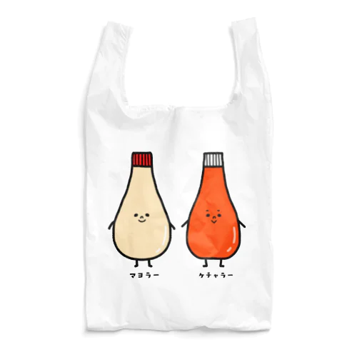 マヨラーさんとケチャラーさん Reusable Bag