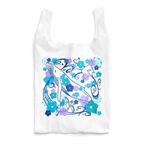 Zamami サマーシーフラワー Reusable Bag