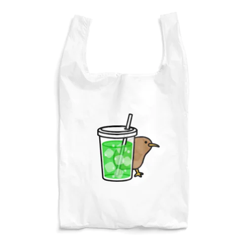 かわいいキウイ（メロンソーダ） Reusable Bag