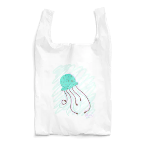 チョコミント な くらげ Reusable Bag