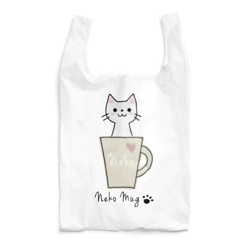 ねこマグ☆しろねこサン Reusable Bag