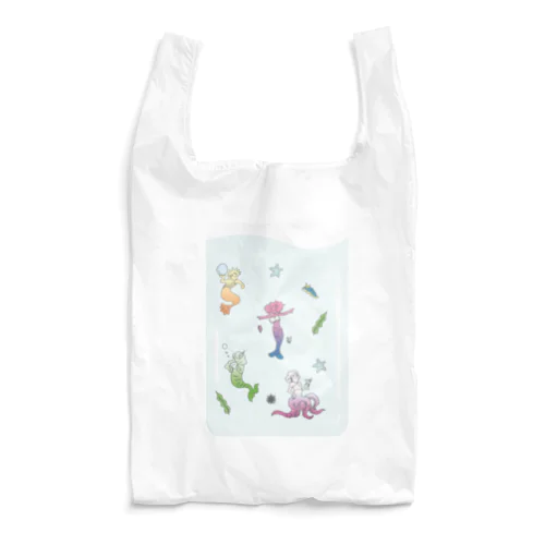 あつまれビーカー人魚 Reusable Bag