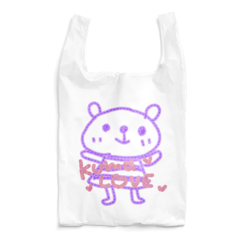 わっくま　くまラブ Reusable Bag