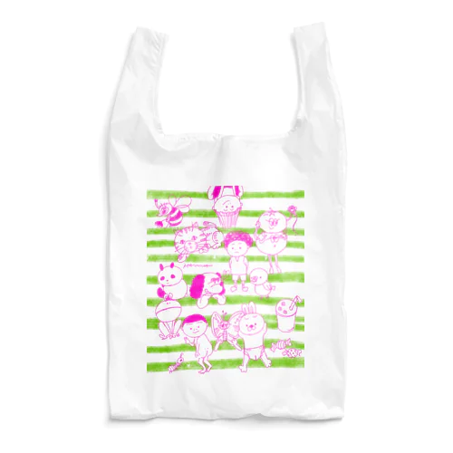 ポップちゃん(ピンク) Reusable Bag