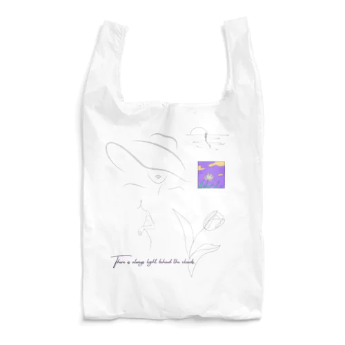 There is always light behind the clouds. Reusable Bag