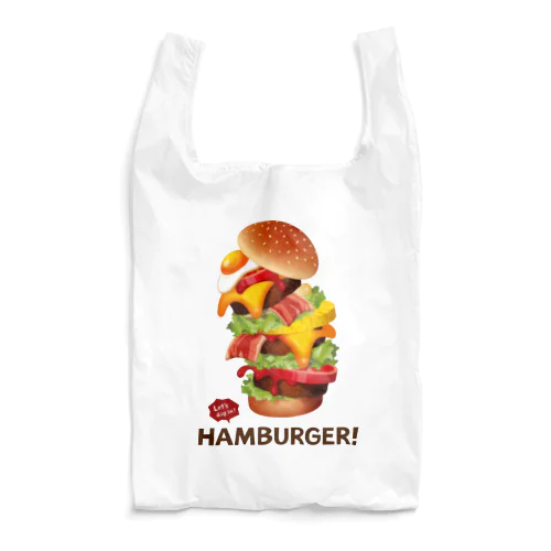デカ盛りハンバーガー ! Reusable Bag
