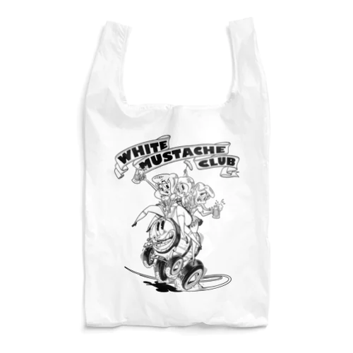 "WHITE MUSTACHE CLUB"(タイトルなし)) Reusable Bag