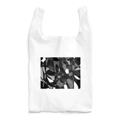 モノクロ自由形-2 Reusable Bag