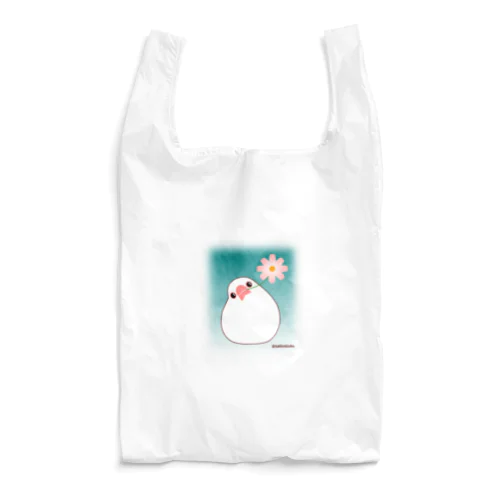 白文鳥とコスモス Reusable Bag