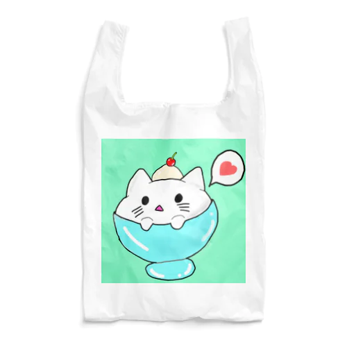 パフェにゃんこ Reusable Bag