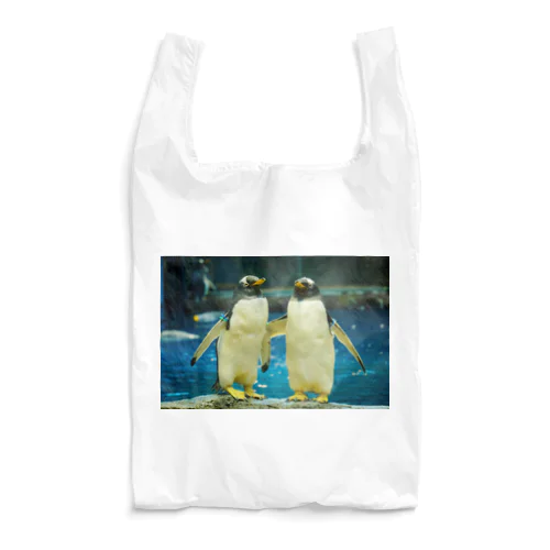 ジェンツーペンギン　写真　リアル　仲良し Reusable Bag