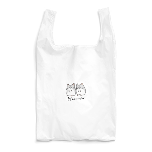 ご機嫌と不機嫌なHamusutar-色淡小- Reusable Bag