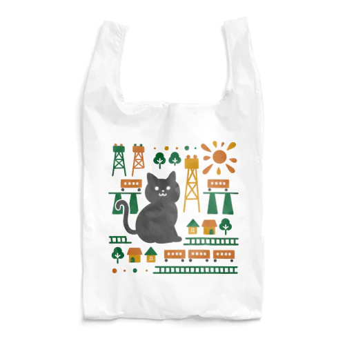 巨大ねこ Reusable Bag