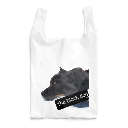 The black dog Reusable Bag