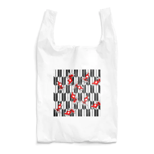 矢絣紋様と金魚  Reusable Bag