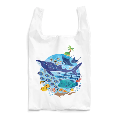 暖かい海の魚たち Reusable Bag