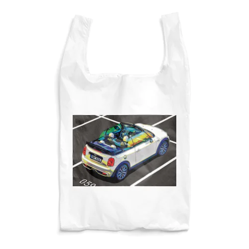 白のミニコンバーチブル Reusable Bag