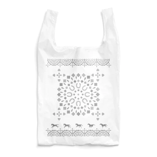 モロッカン駈歩グレー Reusable Bag