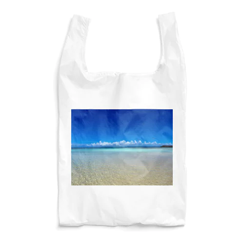 Breathing blue Reusable Bag