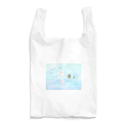 海の生き物クリオネ Reusable Bag