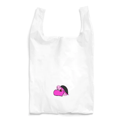 ヘッドホンかめくん　ピンク Reusable Bag