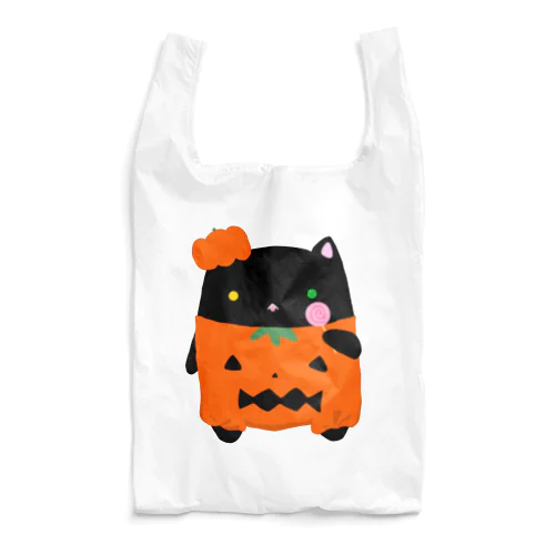 かぼちゃくろねこ Reusable Bag