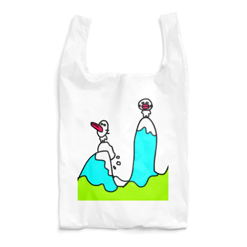 くちびるのひと　雪山 Reusable Bag