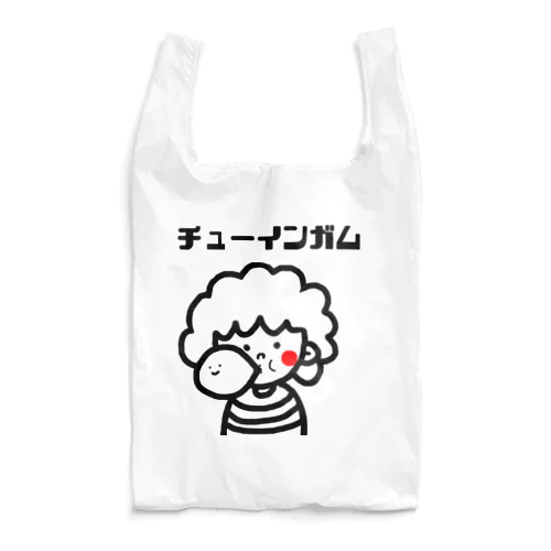 アフロのあっちゃんエコバッグ(チューインガム) Reusable Bag