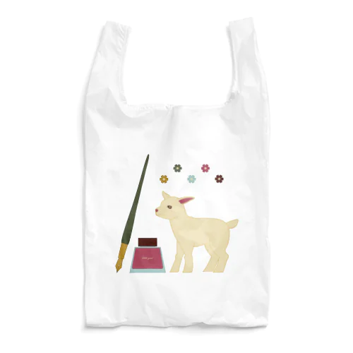 子ヤギとペンとインク Reusable Bag