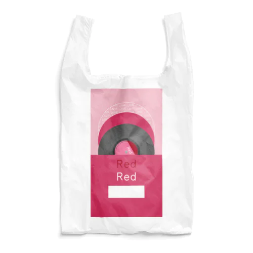 推し色★Red レコード Reusable Bag