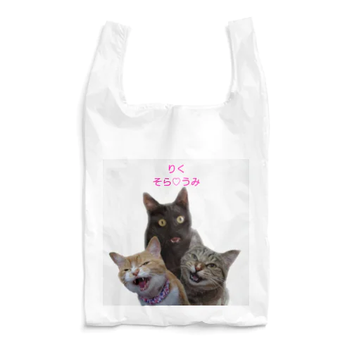 そら♡りく♡うみ Reusable Bag