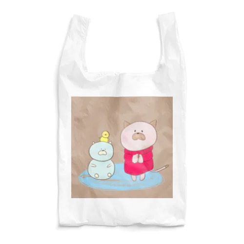 冬の日 ねこだるまちゃんと Reusable Bag