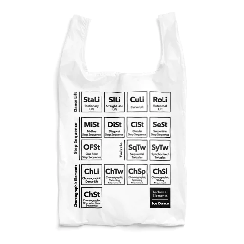 Technical Elements [Ice Dance] Reusable Bag