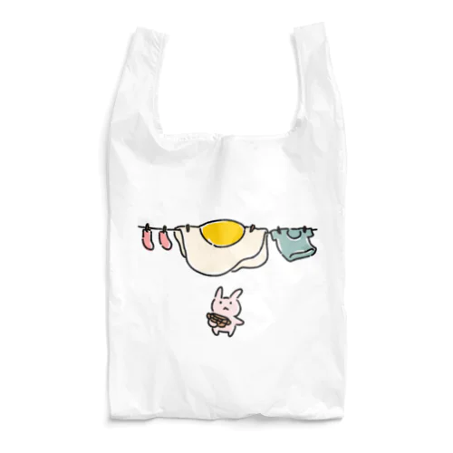 ウサギのタマゴふとん Reusable Bag
